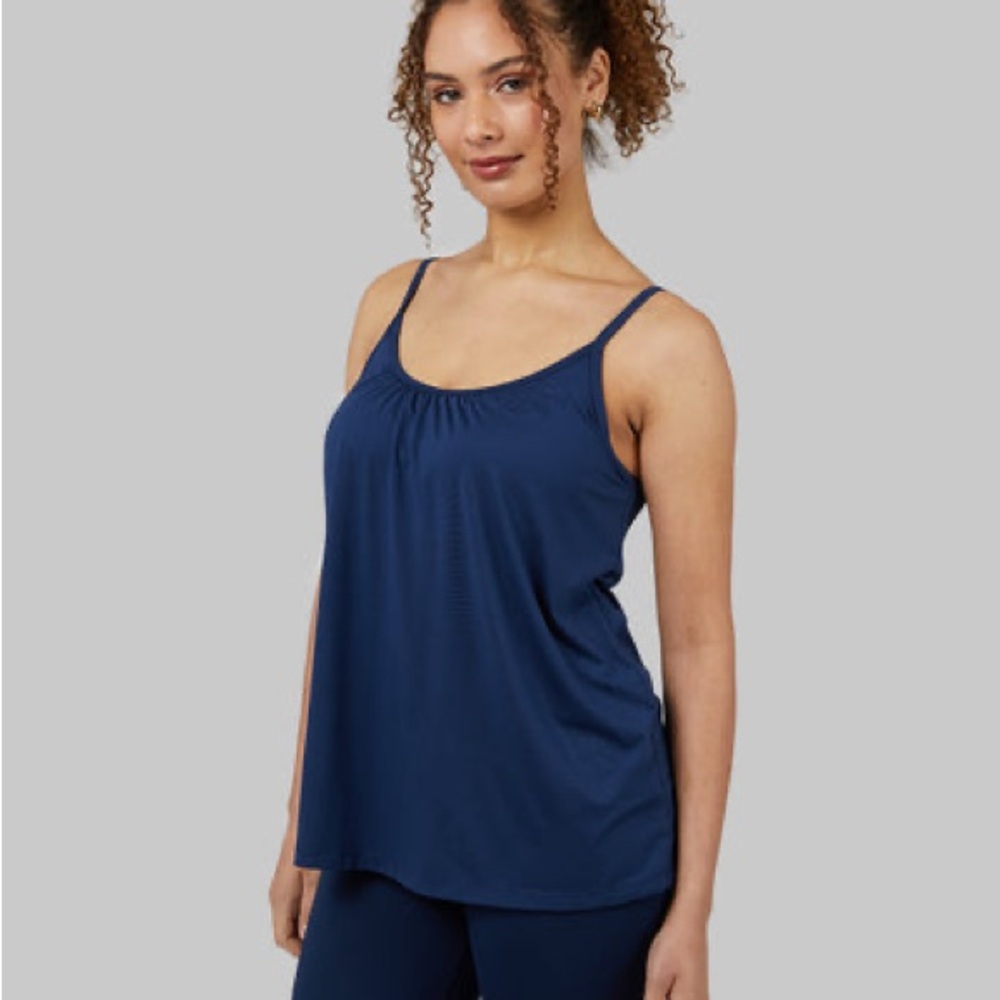 32 Degrees Blue Cool Flowy Bra Cami XXL